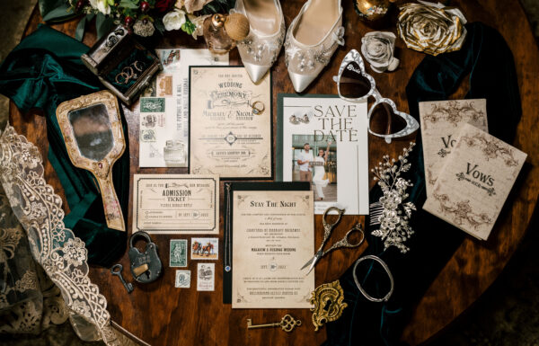 The wedding of A Dark and Moody Fall Wedding With All the Bookish Touches Gallery 25
