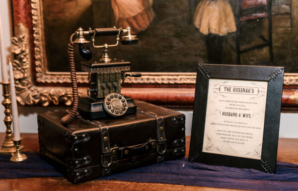 The wedding of A Dark and Moody Fall Wedding With All the Bookish Touches Gallery 12