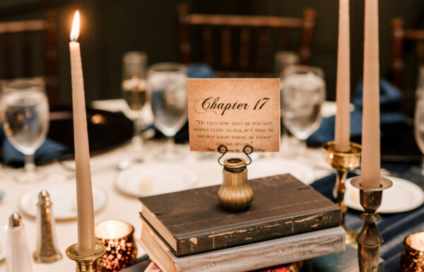 The wedding of A Dark and Moody Fall Wedding With All the Bookish Touches Gallery 17