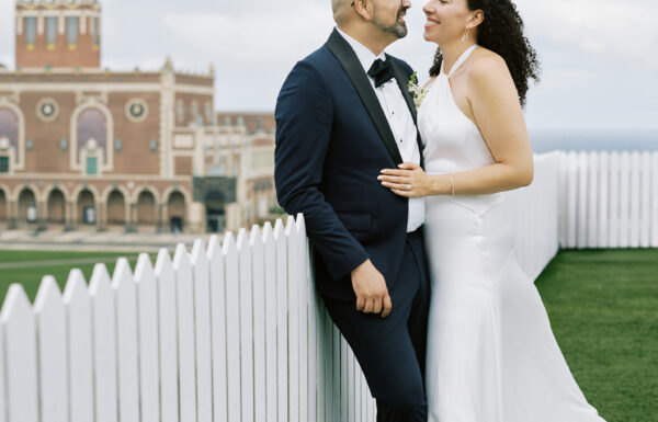 The wedding of A Rooftop Wedding Overlooking the Ocean Gallery 0