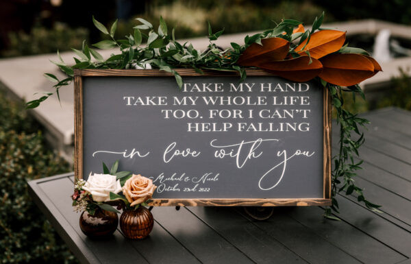 The wedding of A Dark and Moody Fall Wedding With All the Bookish Touches Gallery 10