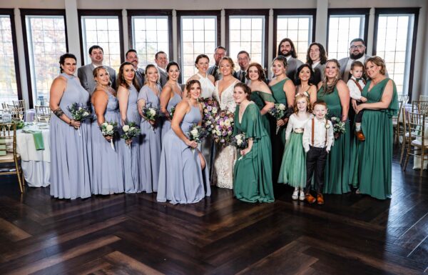 The wedding of These Brides Celebrated Their Love of Rugby at Their Running Deer Golf Club Wedding Gallery 3
