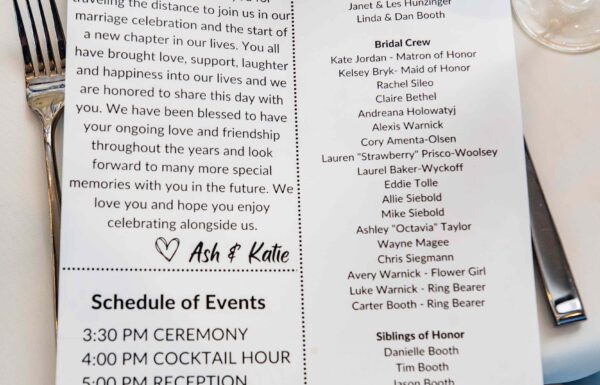 The wedding of These Brides Celebrated Their Love of Rugby at Their Running Deer Golf Club Wedding Gallery 7