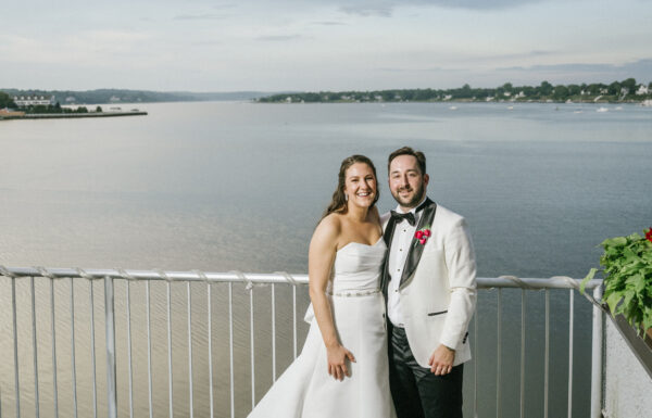 The wedding of For This Couple, Gorgeous Riverfront Views Sealed the Deal at this Hotel Venue Gallery 20