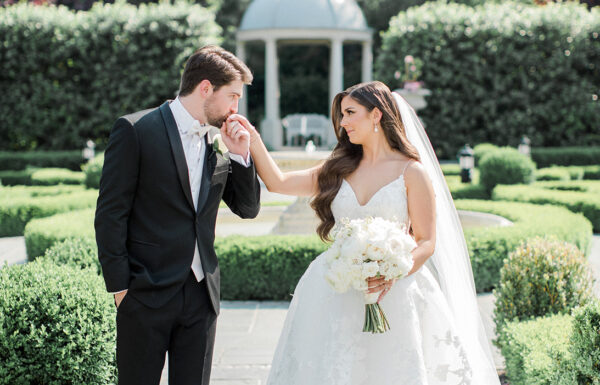 The wedding of A Romantic Park Chateau Wedding With Blush Florals Gallery 8