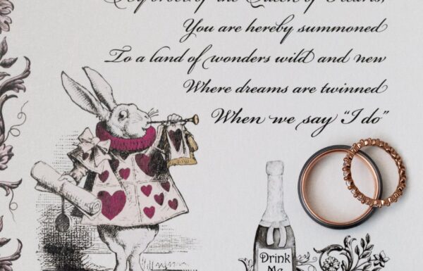 The wedding of An Alice in Wonderland-Themed Wedding at The Gables Gallery 21