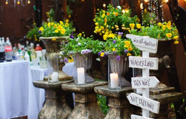 The wedding of An Alice in Wonderland-Themed Wedding at The Gables Gallery 35