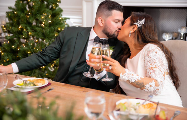 The wedding of A Christmas-Inspired Wedding “Straight Out of a Hallmark Movie” Gallery 6