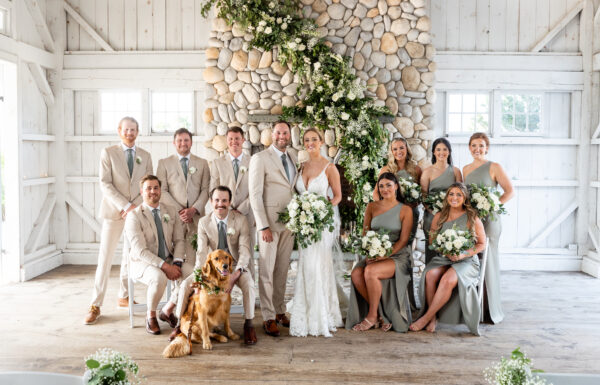 The wedding of This Shore-Loving Couple Had a Sea Glass Seating Chart at Their Wedding Gallery 3