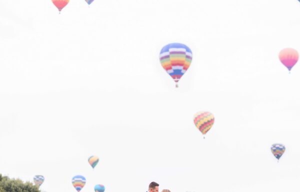 The wedding of A Surprise Hot-Air Balloon Appearance Made This Wedding One to Remember Gallery 11