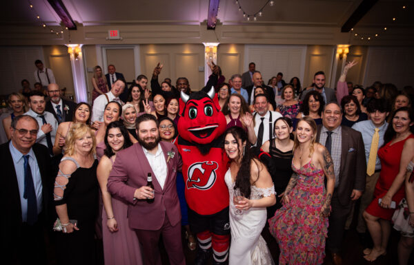 The wedding of The New Jersey Devils’ Mascot Came to This Lake Mohawk Wedding Gallery 1