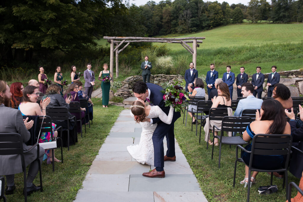 A wedding at Quarry Hill Farm.