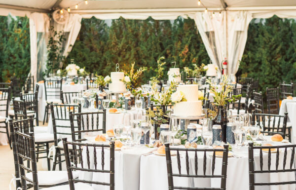 The wedding of This Couple Had 17 Cakes as Centerpieces for Their Asbury Hotel Wedding Gallery 7