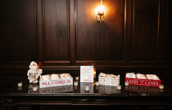The wedding of A Christmas-Inspired Celebration With a Milk-and-Cookies Bar Gallery 13