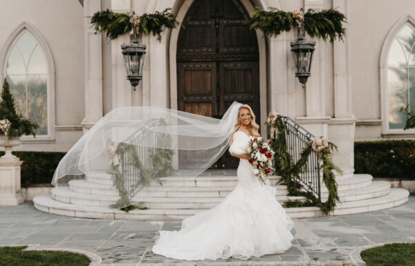 The wedding of A Christmas-Inspired Celebration With a Milk-and-Cookies Bar Gallery 14