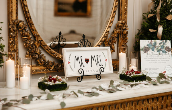 The wedding of A Christmas-Inspired Celebration With a Milk-and-Cookies Bar Gallery 29