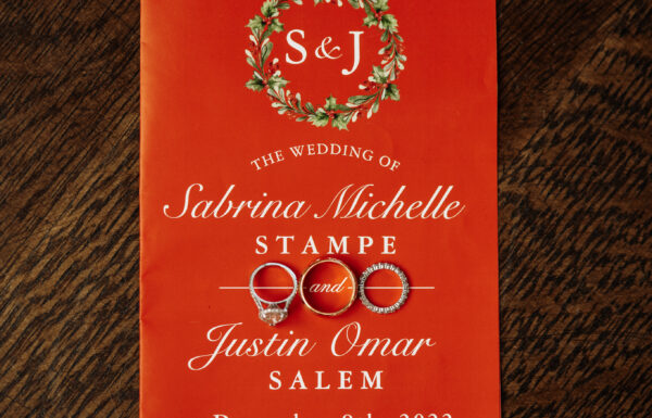 The wedding of A Christmas-Inspired Celebration With a Milk-and-Cookies Bar Gallery 0
