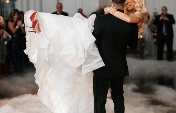 The wedding of A Christmas-Inspired Celebration With a Milk-and-Cookies Bar Gallery 2