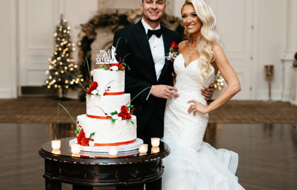 The wedding of A Christmas-Inspired Celebration With a Milk-and-Cookies Bar Gallery 5