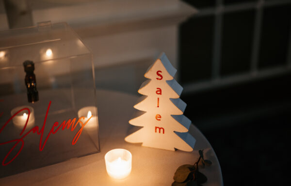 The wedding of A Christmas-Inspired Celebration With a Milk-and-Cookies Bar Gallery 9