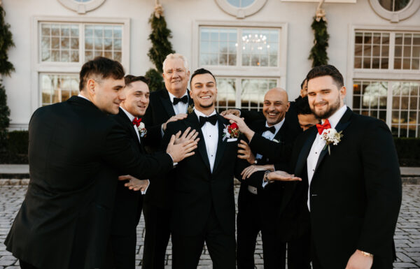 The wedding of A Christmas-Inspired Celebration With a Milk-and-Cookies Bar Gallery 12