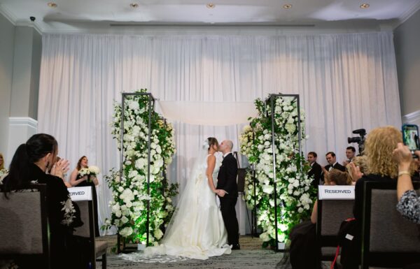 The wedding of An Elegant Black, White & Gold Park Avenue Club Wedding Gallery 3