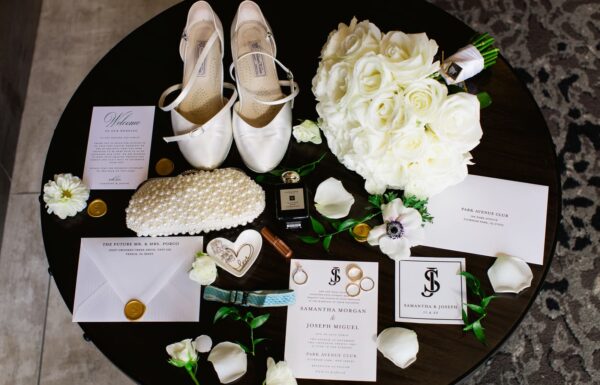 The wedding of An Elegant Black, White & Gold Park Avenue Club Wedding Gallery 6