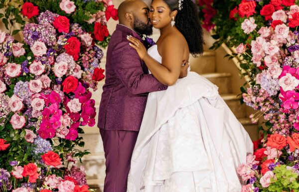 The wedding of Jewel Tones & Extravagant Flowers Made This Park Chateau Wedding So Luxe Gallery 11