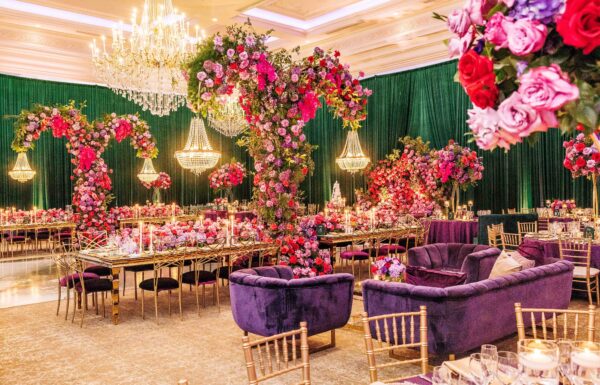 The wedding of Jewel Tones & Extravagant Flowers Made This Park Chateau Wedding So Luxe Gallery 0