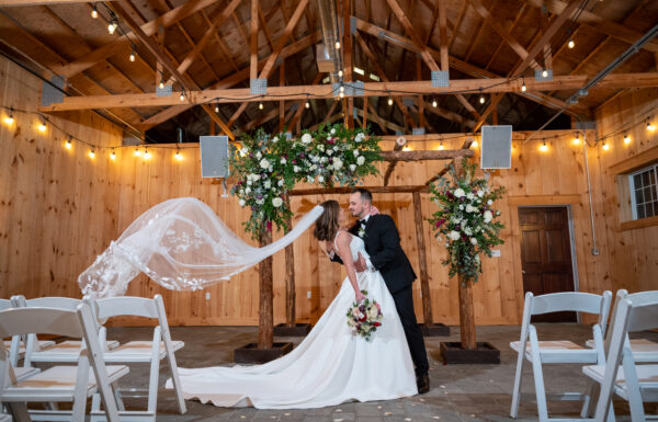 The wedding of The Grounds Sparkled With a Layer of Snow at This Wedding Gallery 0