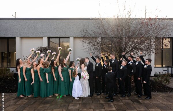 The wedding of This Couple Loved the Convenience of Their Hotel Wedding at the Windsor Ballroom Gallery 2