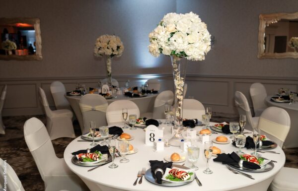 The wedding of This Couple Loved the Convenience of Their Hotel Wedding at the Windsor Ballroom Gallery 5