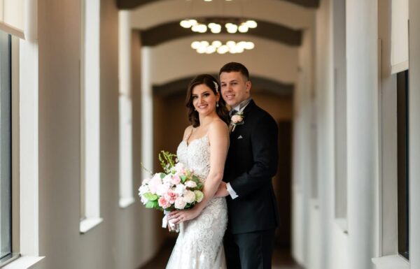 The wedding of This Couple Loved the Convenience of Their Hotel Wedding at the Windsor Ballroom Gallery 11