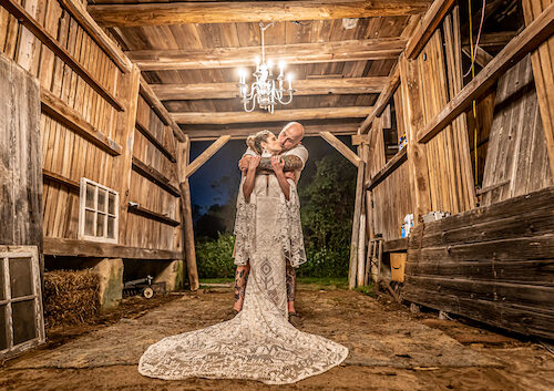 The wedding of Food Trucks, Local Craft Beer And Barnyard Animals at This Farm Wedding