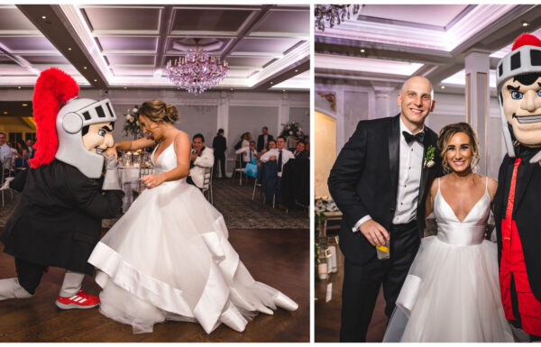 The wedding of The Rutgers Mascot Got the Party Started at This Waterside Wedding Gallery 11