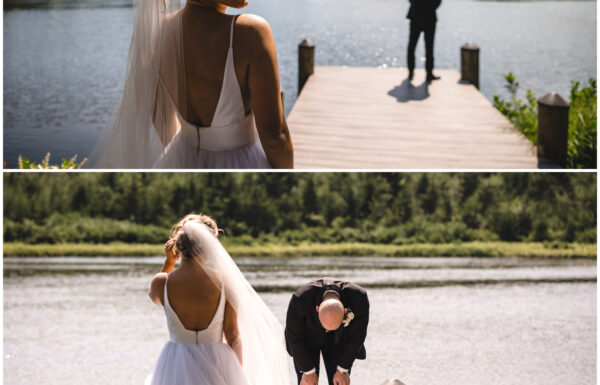 The wedding of The Rutgers Mascot Got the Party Started at This Waterside Wedding Gallery 12