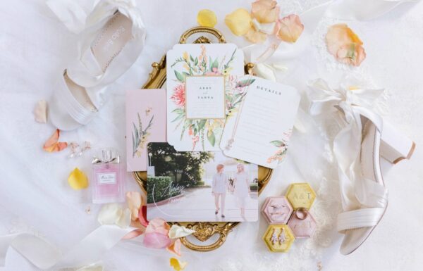 The wedding of A Tropical Vibe Wedding Filled With Yellow, Orange and Pink Florals Gallery 0