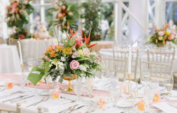 The wedding of A Tropical Vibe Wedding Filled With Yellow, Orange and Pink Florals Gallery 10