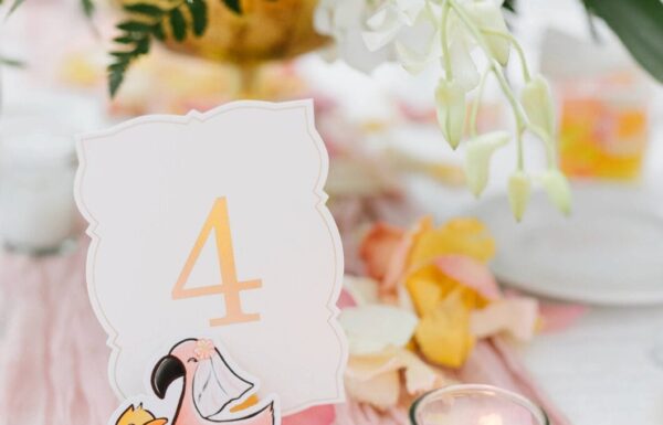 The wedding of A Tropical Vibe Wedding Filled With Yellow, Orange and Pink Florals Gallery 1