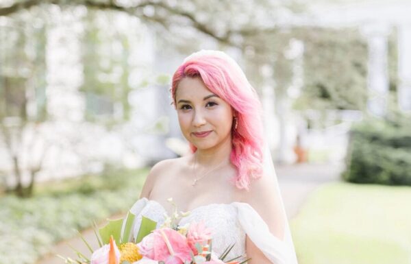 The wedding of A Tropical Vibe Wedding Filled With Yellow, Orange and Pink Florals Gallery 7