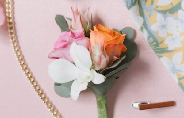 The wedding of A Tropical Vibe Wedding Filled With Yellow, Orange and Pink Florals Gallery 4