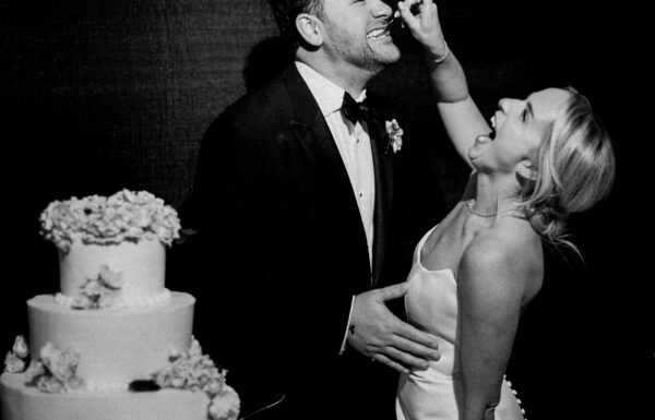 The wedding of A Cozy November Wedding with Blue and White Accents, Like Lamp Centerpieces Gallery 11