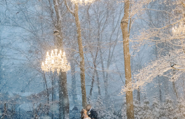 The wedding of It Snowed For Their First Look, Setting The Scene For a Sophisticated Winter Wedding Gallery 7