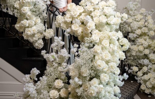 The wedding of A Black-Tie Winter Wedding of Timeless Elegance A wedding at the Estate at Florentine Gardens. Gallery 1