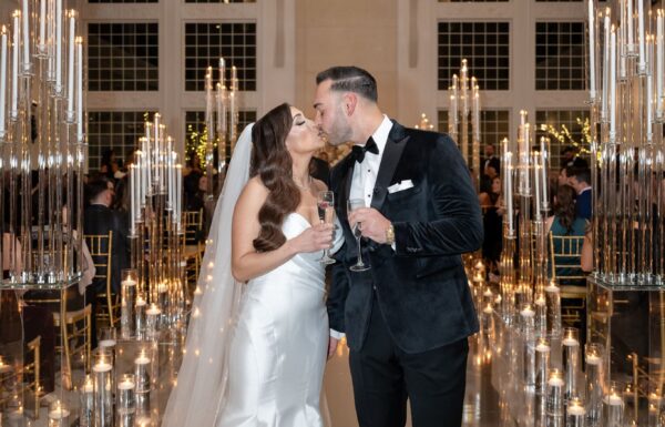 The wedding of A Black-Tie Winter Wedding of Timeless Elegance A wedding at the Estate at Florentine Gardens. Gallery 2