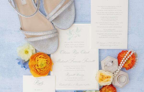 The wedding of A Dreamy “On Cloud Nine”-Themed Wedding at a Winery A colorful Renault Winery wedding in New Jersey. Gallery 0