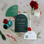 A Christmas-themed wedding at TillingHouse in New Jersey.