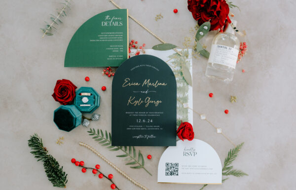 The wedding of A Christmas-Themed Wedding With Timeless Holiday Charm A Christmas-themed wedding at TillingHouse in New Jersey. Gallery 13