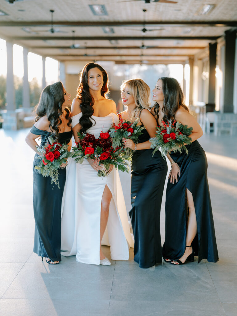 A Christmas-themed wedding at TillingHouse in New Jersey.