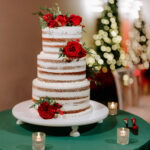 A Christmas-themed wedding at TillingHouse in New Jersey.